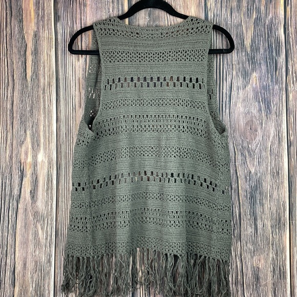 North River Outfitters Gray Knit Vest- Size Medium - Picture 6 of 9